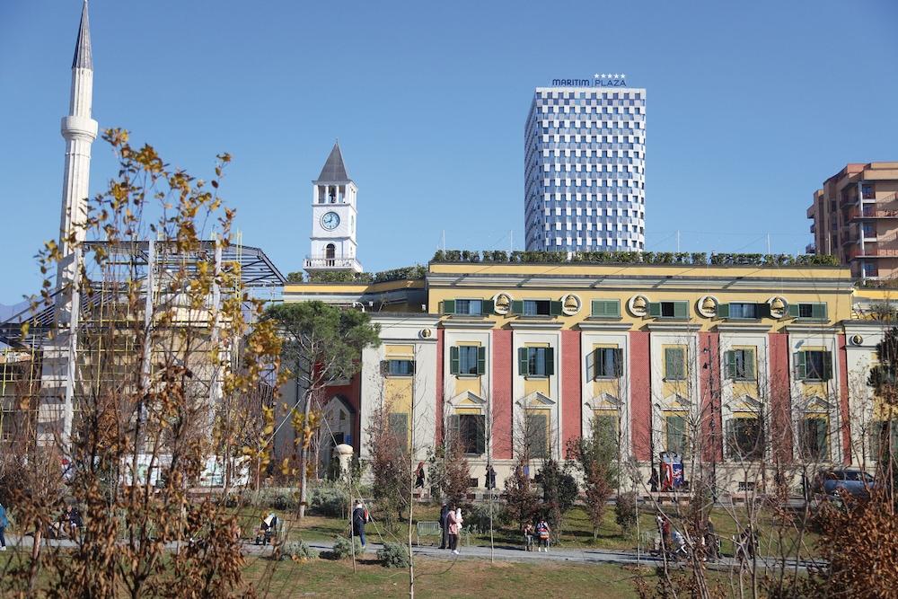 Maritim Hotel Plaza Tirana Exterior photo The new campus of the University of Novi Sad
